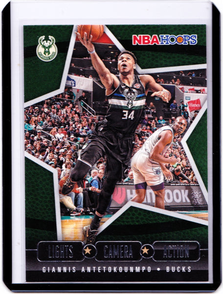 2020-21 Panini NBA Hoops - Lights Camera Action #23 Giannis Antetokounmpo