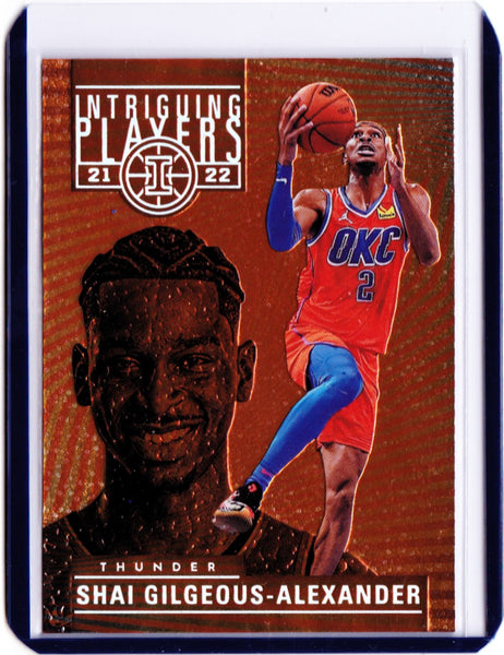 2021-22 Panini Illusions - Intriguing Players - Orange #19 Shai Gilgeous-Alexander