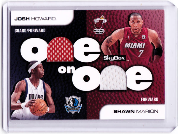 2008-09 Skybox - One on One Memorabilia #OO-MH Shawn Marion, Josh Howard