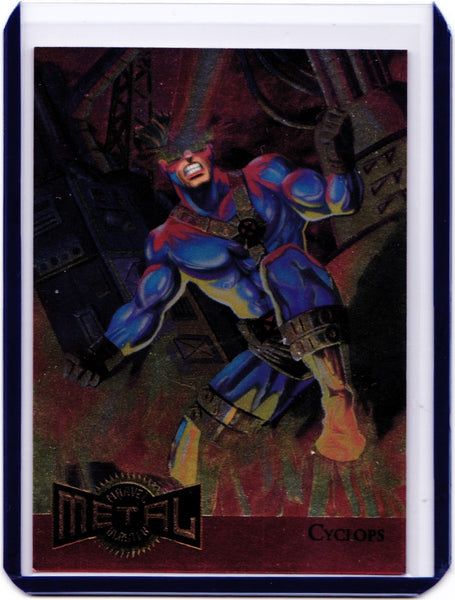 1995 Fleer Marvel Metal - Metal Blasters #3 Cyclops