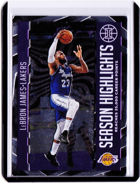 2020-21 Panini Illusions - Season Highlights #8 LeBron James