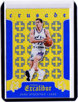 2015-16 Panini Excalibur - Crusade - Blue #61 John Stockton /199