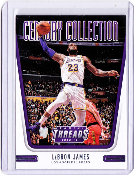 2018-19 Panini Threads - Century Collection #18 LeBron James