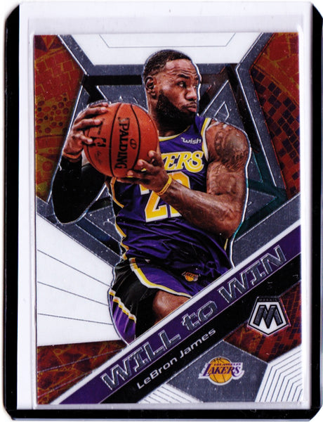 2019-20 Panini Mosaic - Will to Win #7 LeBron James