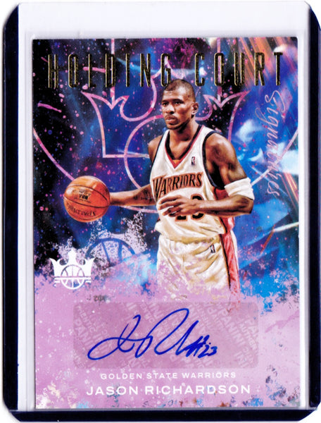 2021-22 Panini Court Kings - Holding Court Signatures #HC-JRN Jason Richardson /75