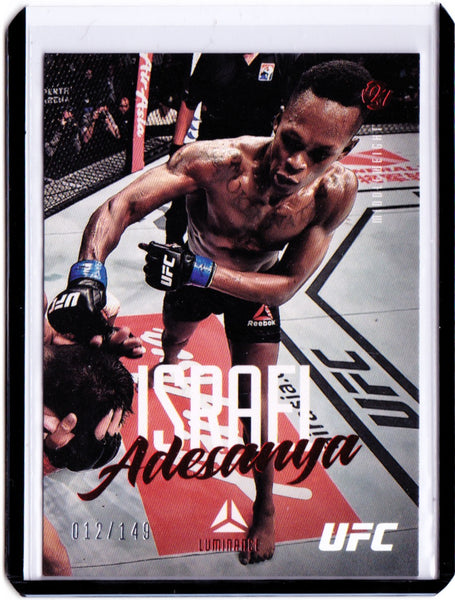 2021 Panini Chronicles UFC - Red #60 Luminance - Israel Adesanya /149