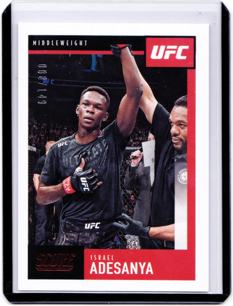 2021 Panini Chronicles UFC  - Red #94 Score - Israel Adesanya /149