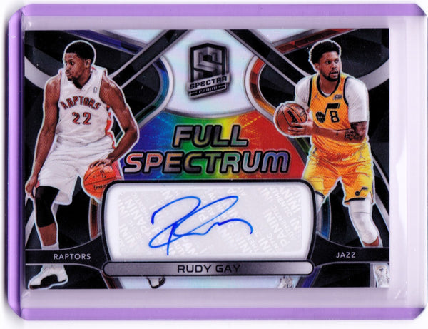 2021-22 Panini Spectra - Full Spectrum Signatures #FSS-RGY Rudy Gay /99