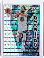 2022-23 Panini Mosaic - Give and Go - Mosaic Prizm #11 Stephen Curry