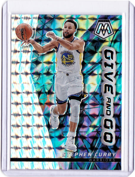 2022-23 Panini Mosaic - Give and Go - Mosaic Prizm #11 Stephen Curry
