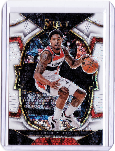 2022-23 Panini Select  - White Disco Prizm #62 - Concourse - Bradley Beal /75