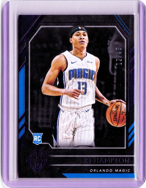 2020-21 Panini Chronicles - Purple #360 - Majestic - RJ Hampton /49 RC