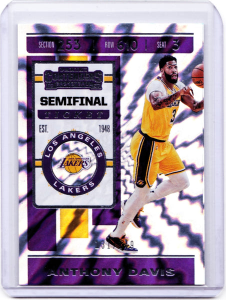 2019-20 Panini Contenders - Semifinal Ticket #7 Anthony Davis /149