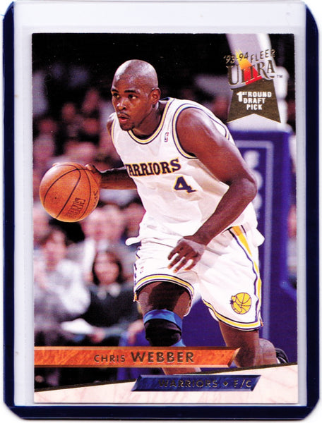 1993-94 Fleer Ultra #252 Chris Webber RC