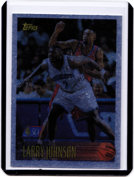 1996-97 Topps - Foil NBA 50 #24 Larry Johnson