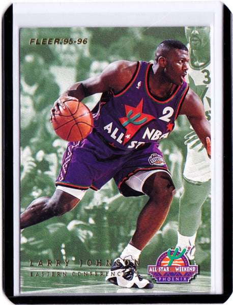 1995-96 Fleer - All-Star Weekend Phoenix #8 Larry Johnson, Detlef Schrempf