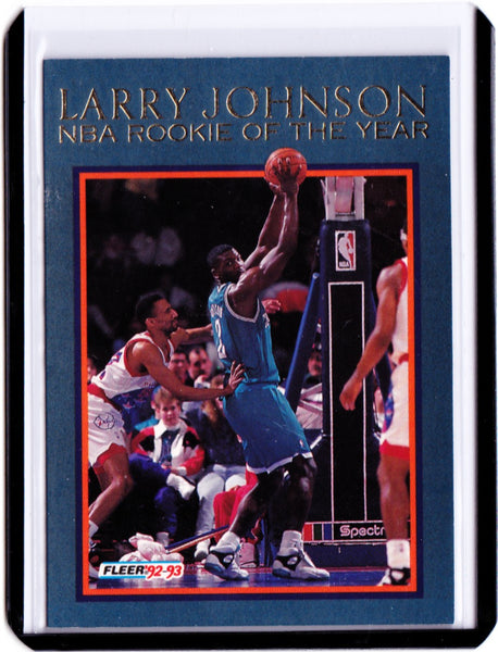 1992-93 Fleer - Larry Johnson Rookie of the Year #3 Larry Johnson