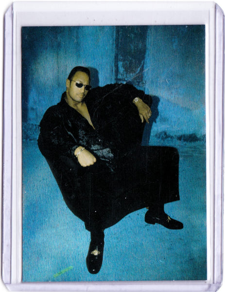 2000 Comic Images WWF Rock Solid - Holofoil #C5 The Rock