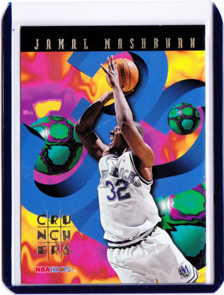 1995-96 NBA Hoops - # Crunchers #8 Jamal Mashburn