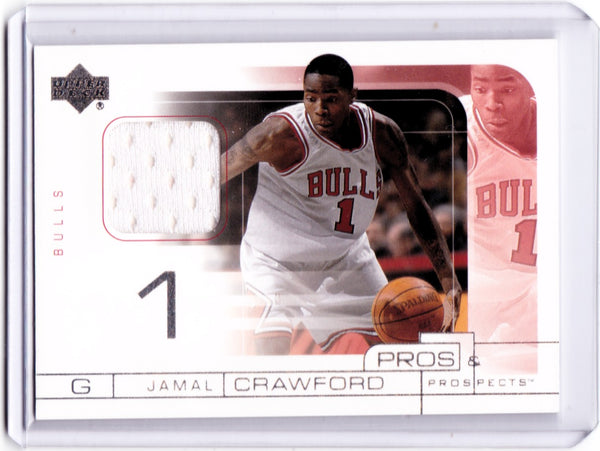 2001-02 Upper Deck Pros & Prospects - Game Jerseys #JC Jamal Crawford