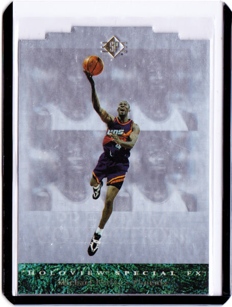 1995-96 SP - Premium Collection Holoview - Die-Cut Special FX #28  Michael Finley