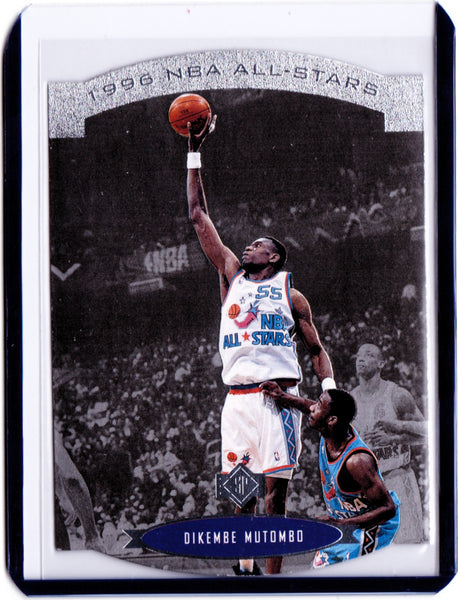 1995-96 SP - NBA All-Stars Die-Cut #AS20 Dikembe Mutombo