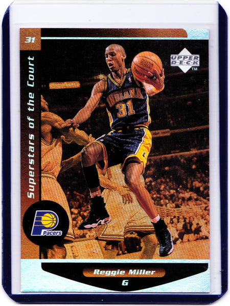 1998-99 Upper Deck Ovation - Superstars of the Court #C11 Reggie Miller