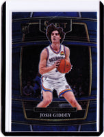 2021-22 Panini Select - Blue #58  Concourse - Josh Giddey RC