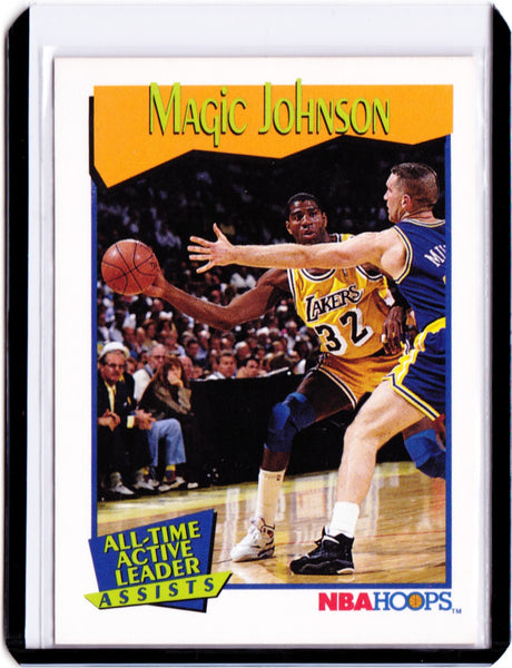 1991-92 NBA Hoops #535 Magic Johnson