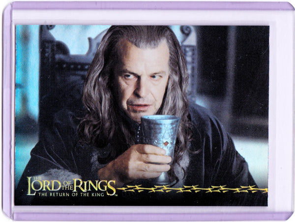 2003 Topps The Lord of the Rings: The Return of the King - Prismatic Foil #2 - Lord Denethor