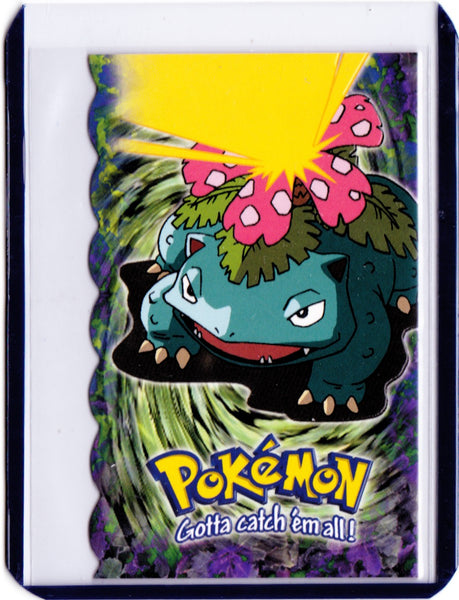 1999 Topps Pokemon Movie Animation Edition - Evolution - Die-Cut #3 Venusaur