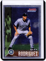 2005 Bowman Chrome - Alex Rodriguez Throwbacks #95-AR Alex Rodriguez