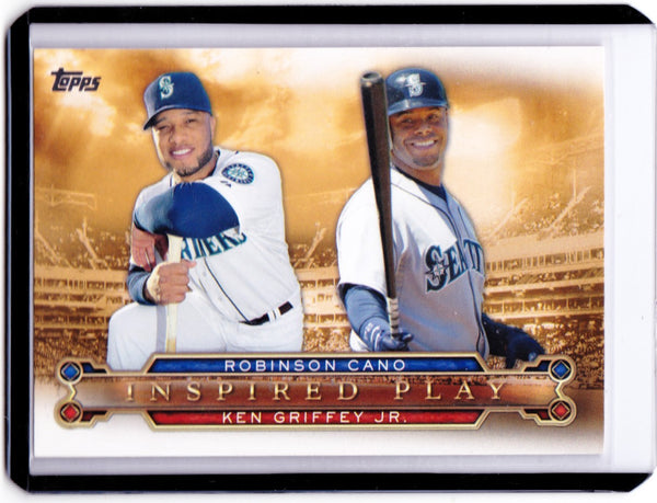 2015 Topps - Inspired Play Dual #I-2 Ken Griffey Jr. , Robinson Cano