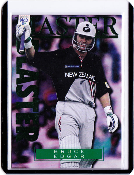 1995 Card Crazy Authentics NZ Cricket - Master Blaster #4 Bruce Edgar