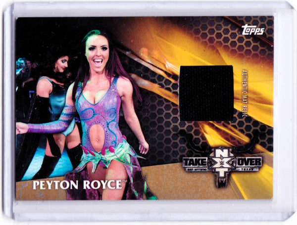 2017 Topps WWE Then Now Forever - NXT Takeover: San Antonio 2017 Mat Relics Peyton Royce /99