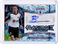 2022-23 Panini Prizm Premier League - Flashback Autographs - Choice Prizm #FA-BZ Bobby Zamora