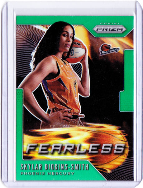 2020 Panini Prizm WNBA - Fearless - Green Prizm #20 Skylar Diggins-Smith