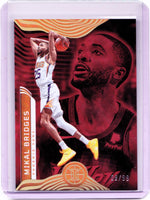 2021-22 Panini Illusions - Trophy Collection Red #95 Mikal Bridges /99