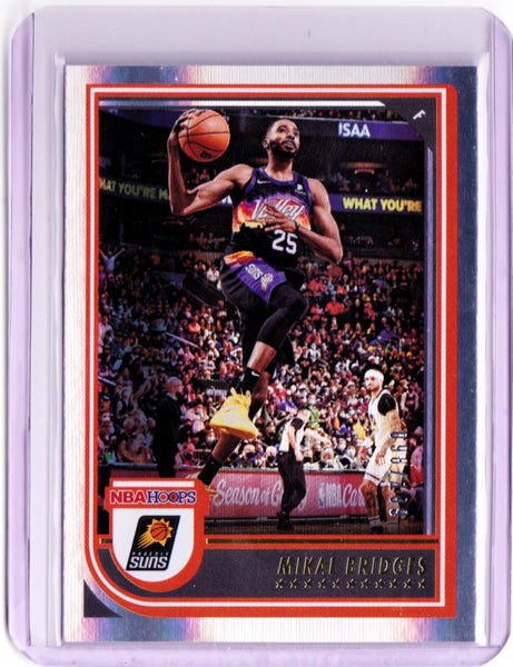 2022-23 Panini NBA Hoops -  Premium Box Set #163 Mikal Bridges /199