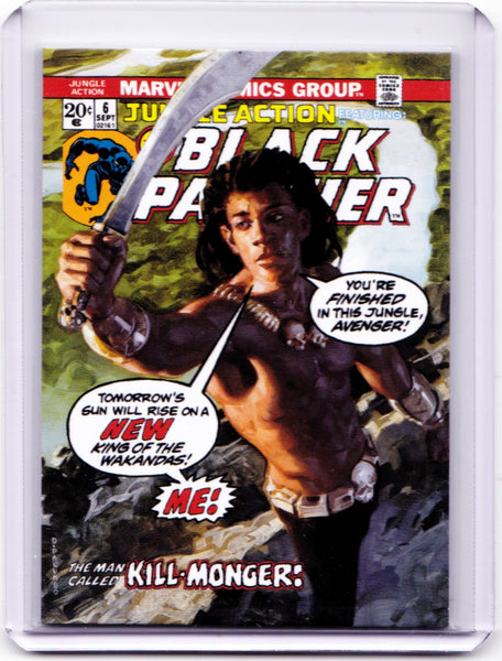 2020 Upper Deck Marvel Masterpieces - What If? #8 Level 1 - Killmonger /1499