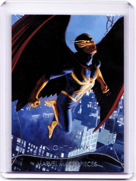 2020 Upper Deck Marvel Masterpieces #3 Level 1 - Nighthawk /1999