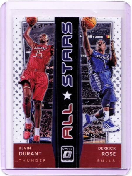 2021-22 Panini Donruss Optic - All-Stars #20 Kevin Durant, Derrick Rose