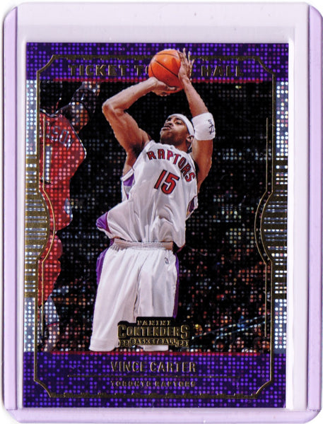 2022-23 Panini Contenders - Ticket to the Hall #27 Vince Carter