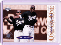 1995 Upper Deck Minor League Top Prospect - Michael Jordan One on One #7 Michael Jordan