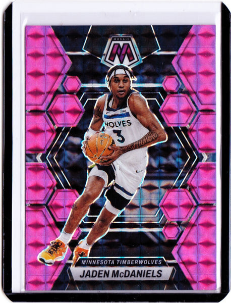 2022-23 Panini Mosaic - Pink Mosaic Prizm #58 Jaden McDaniels /149