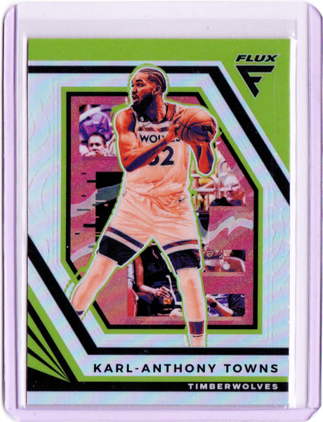 2022-23 Panini Flux - Silver Prizm #46 Karl-Anthony Towns