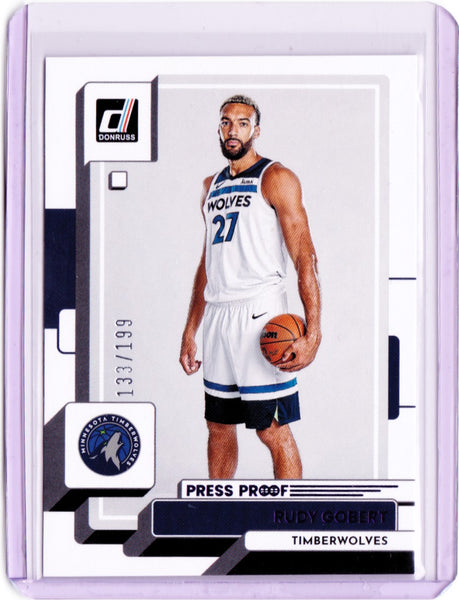 2022-23 Panini Donruss - Purple Press Proof #94  Rudy Gobert /199