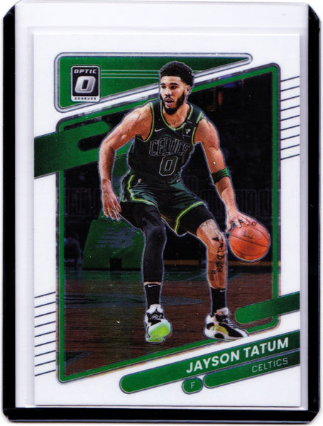 2021-22 Panini Donruss Optic #25 Jayson Tatum