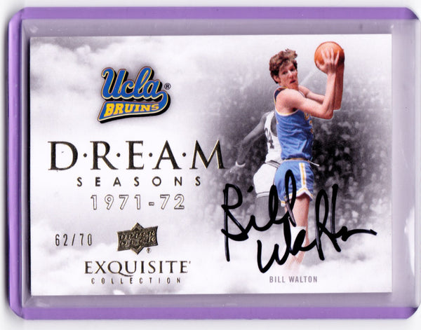 2012-13 Upper Deck Exquisite Collection - Dream Seasons #DS-BW Bill Walton /70