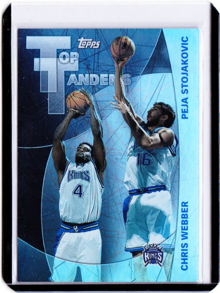 2002-03 Topps - Top Tandems #TT7 Chris Webber, Peja Stojakovic